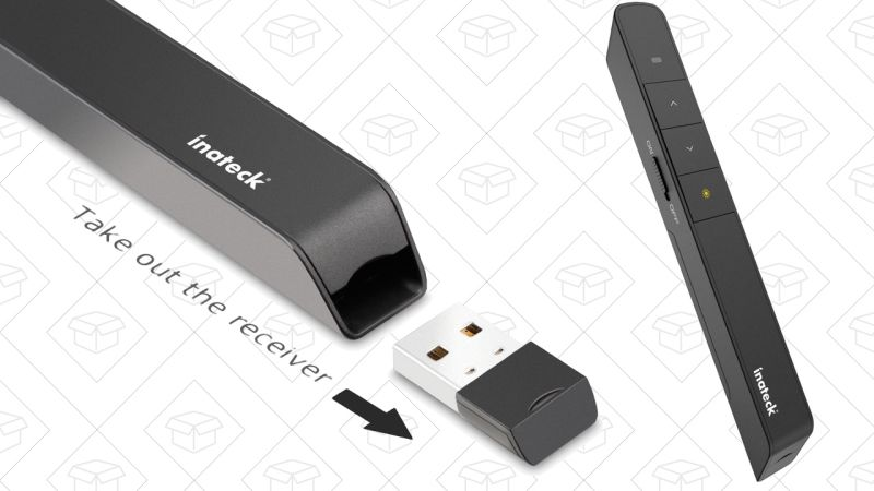 Inateck Wireless Presenter, $8 with code K44VA8AV